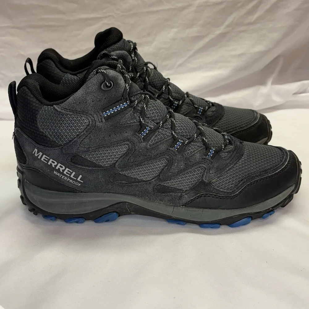 Merrell West Rim Mid Hiking Boots Men's 10.5 M Waterproof Walking